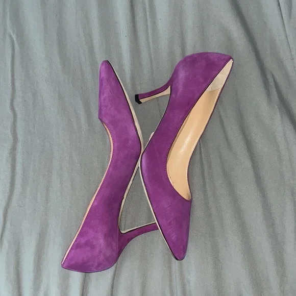 $800 Sergio Rossi Size 6(36) Point Toe Suede Pumps NWT(read description) - Picture 10 of 10